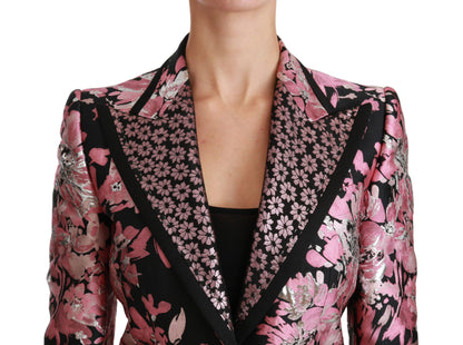 Dolce & Gabbana Elegant Floral Jacquard Blazer