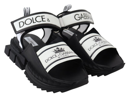 Dolce & Gabbana Super King Slider Sandals in Monochrome