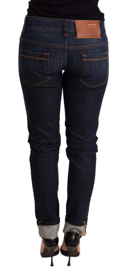 Acht Chic Dark Blue Skinny Jeans