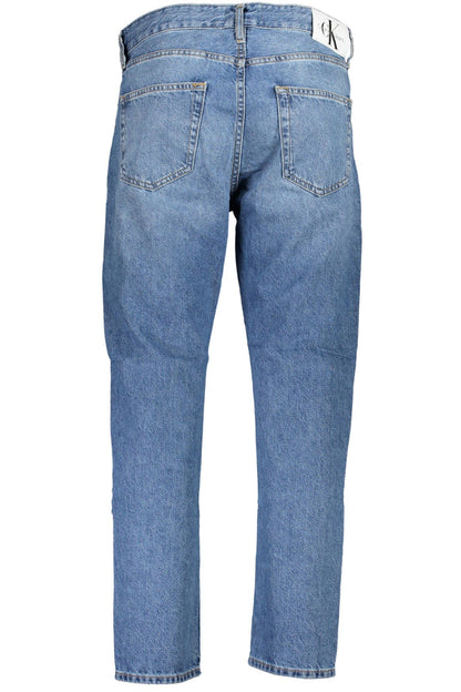 Calvin Klein Blue Cotton Men Jeans