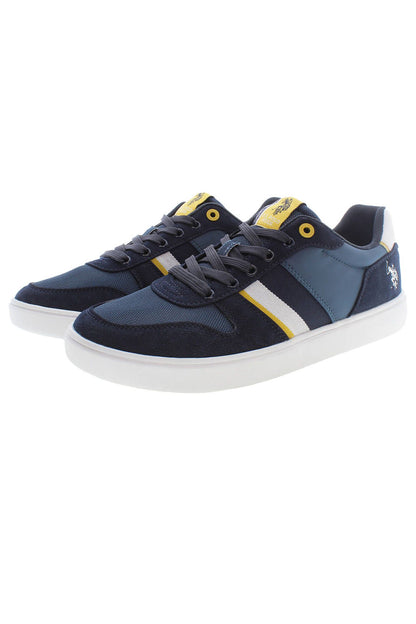 U.S. POLO ASSN. Blue Polyester Men Sneaker