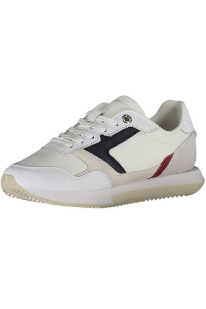 Tommy Hilfiger White Leather Women Sneaker