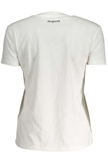 Desigual White Cotton Women's Top