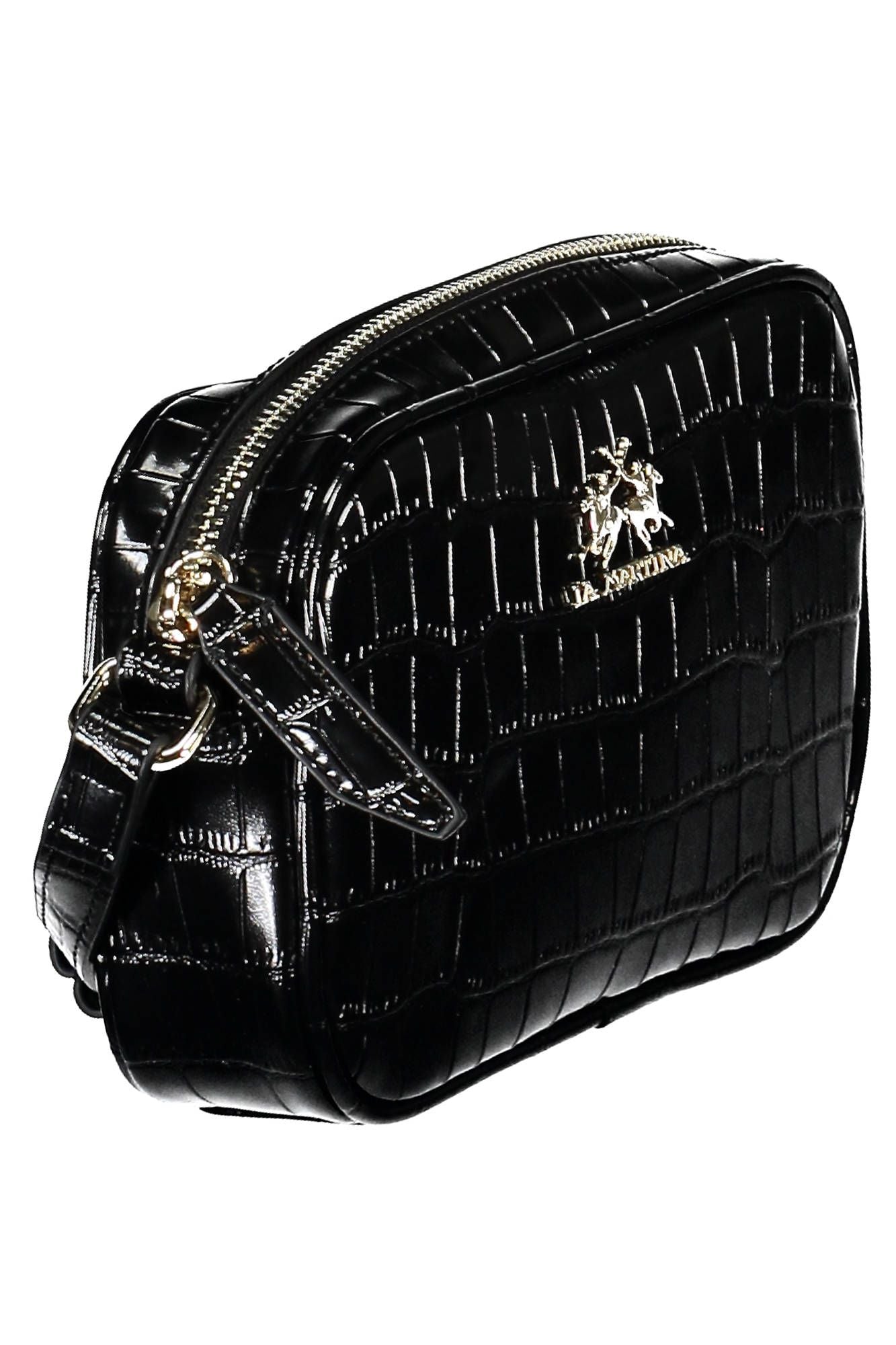 La Martina Black Polyethylene Women Handbag