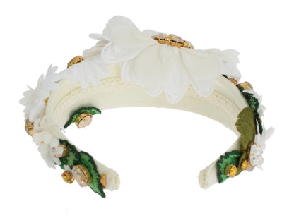 Dolce & Gabbana Sunflower Crystal Luxury Headband