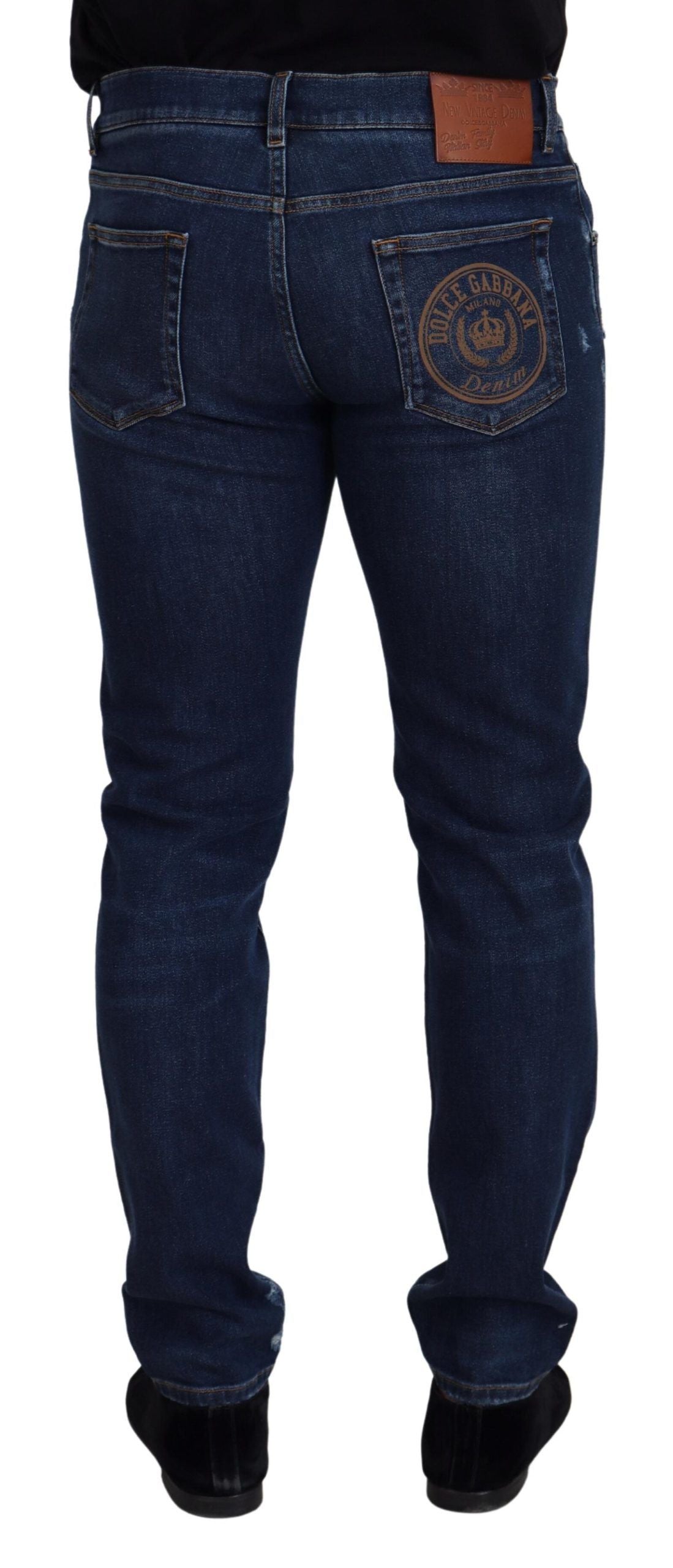 Dolce & Gabbana Chic Slim Fit Italian Denim Sensation