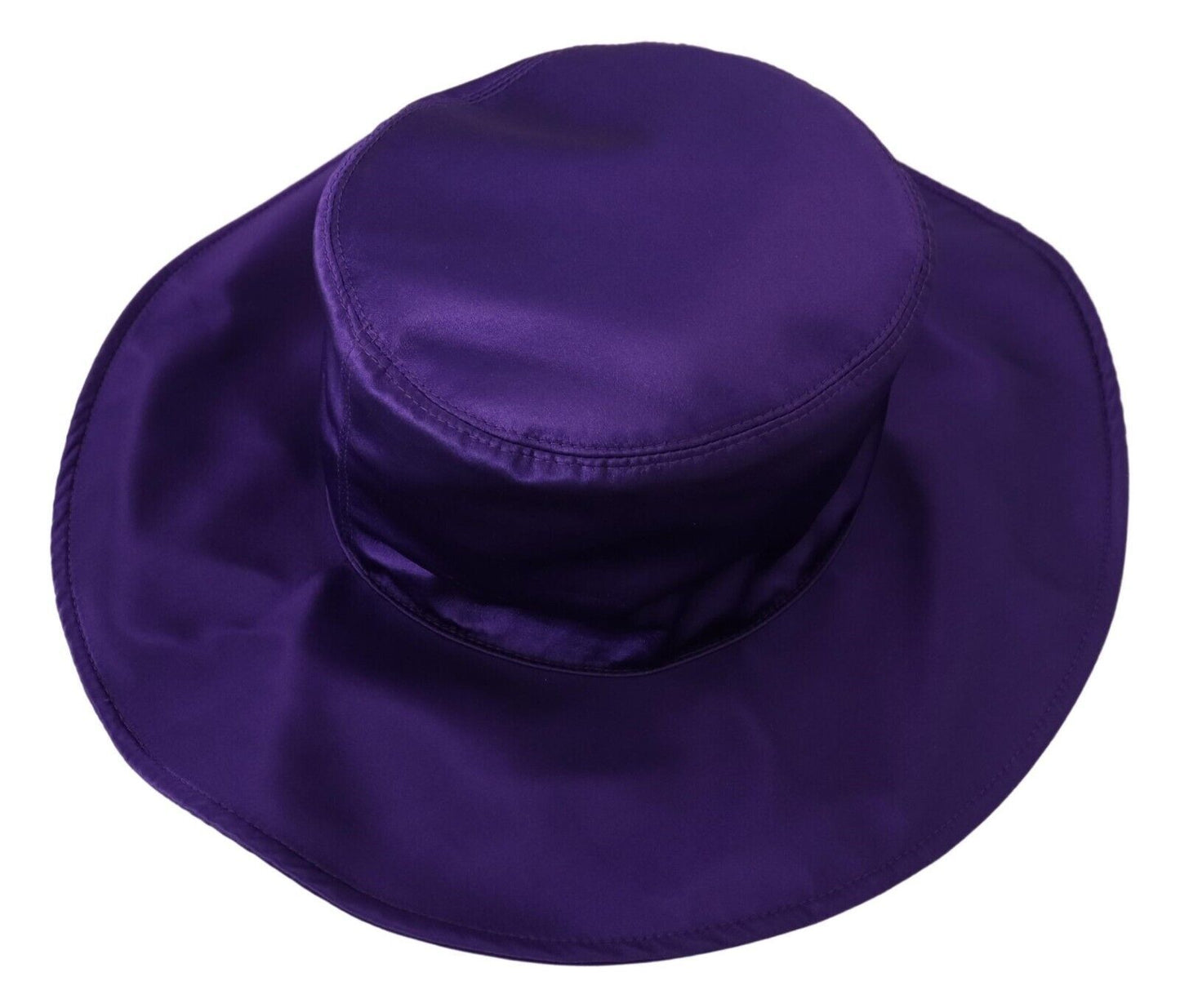 Dolce & Gabbana Elegant Purple Silk Top Hat