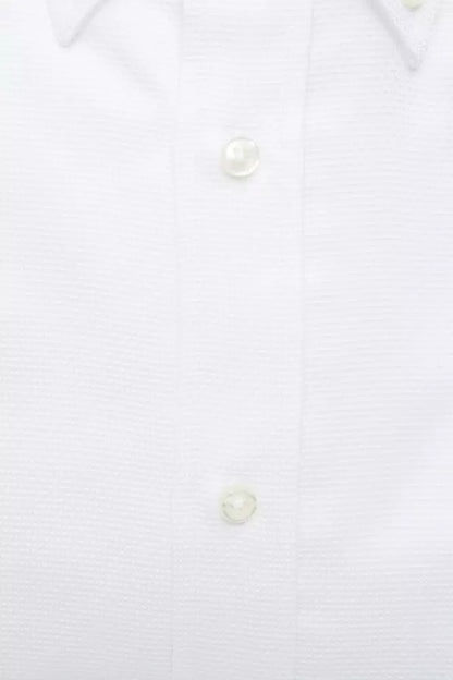 Robert Friedman White Cotton Men Shirt