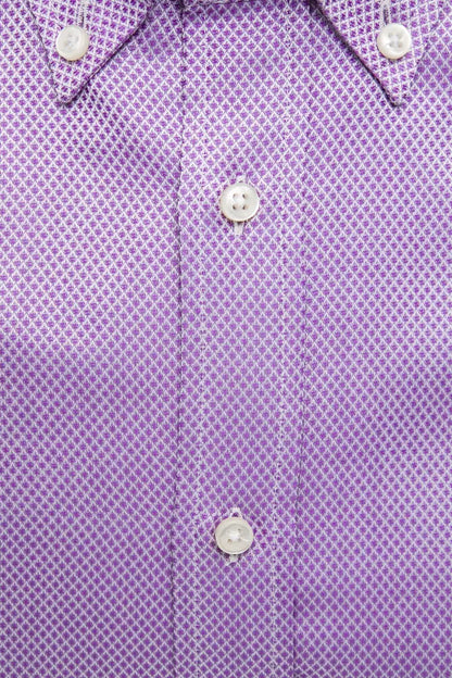 Robert Friedman Pink Cotton Men Shirt