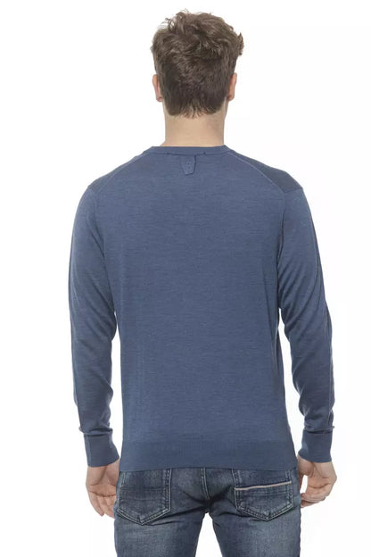 Billionaire Italian Couture Elegant Cashmere V-Neck Men's Sweater