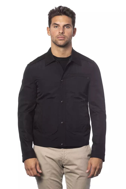 Verri "Black Cotton Men Jacket"