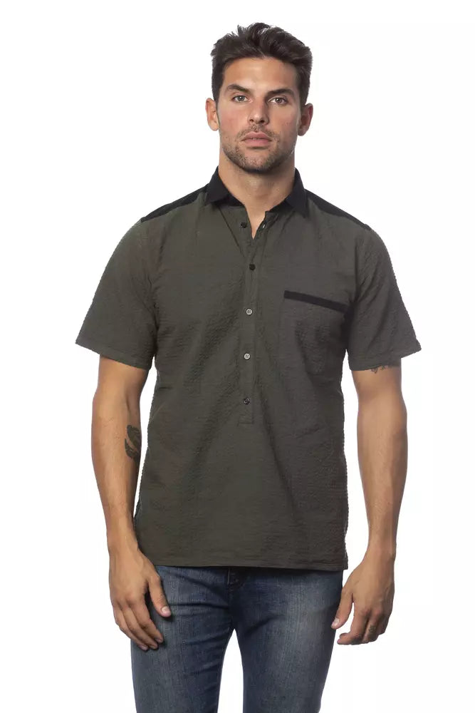 Verri Army Cotton Men Shirt