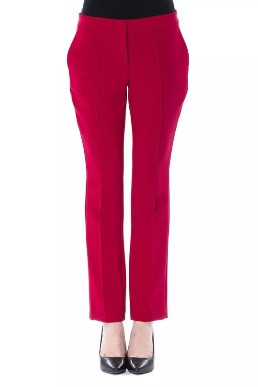 BYBLOS "Fuchsia Polyester Women Pant"