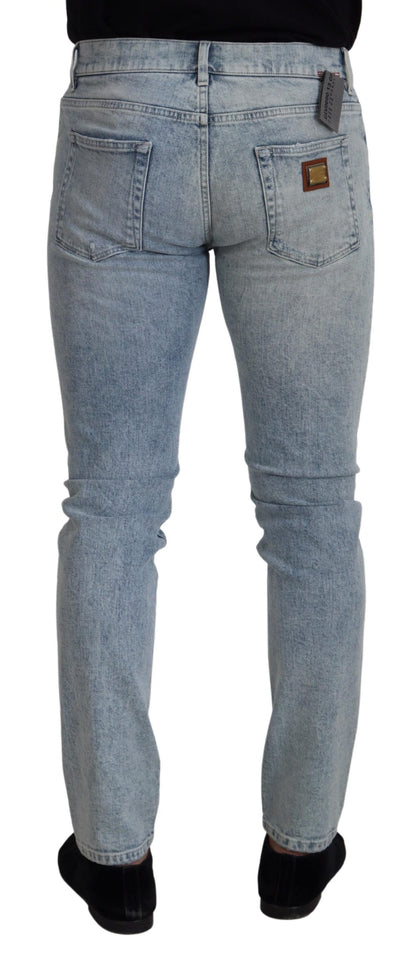 Dolce & Gabbana Classic Light Blue Denim Pants