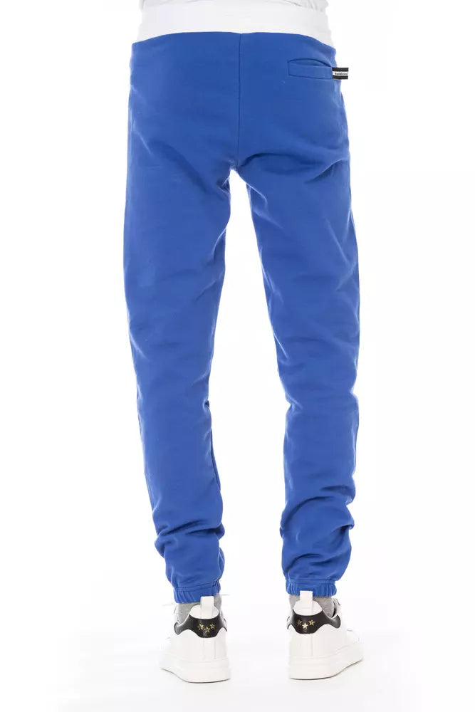 Baldinini Trend Blue Cotton Men Pant