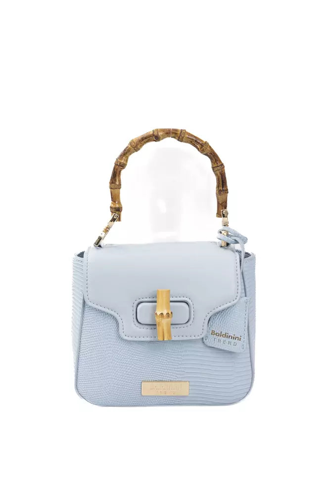 Baldinini Trend Light Blue Polyurethane Women Crossbody