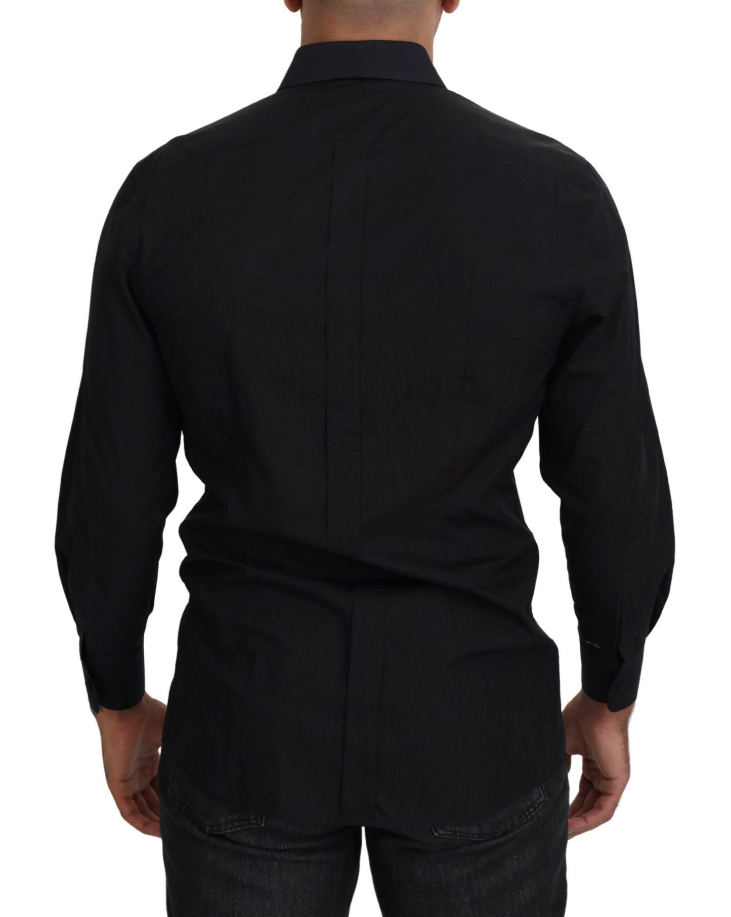 Dolce & Gabbana Elegant Black Formal Long Sleeve Shirt