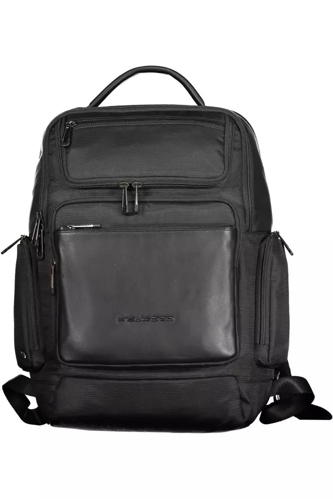 Piquadro Black RPET Men Backpack