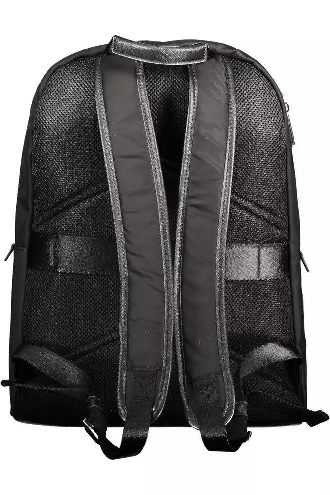 Calvin Klein Black Polyester Men Backpack