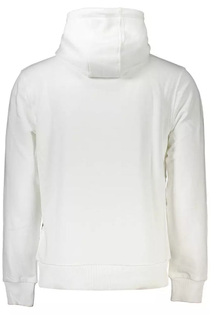 Cavalli Class White Cotton Men Sweatshirt