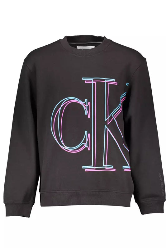 Calvin Klein Black Cotton Men Sweater