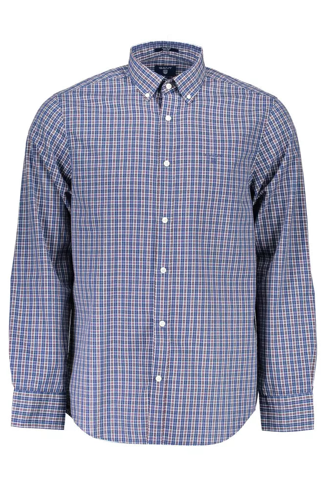 Gant Purple Cotton Men Shirt