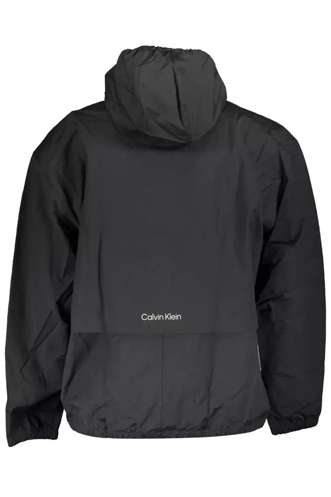 Calvin Klein Black Cotton Men Jacket