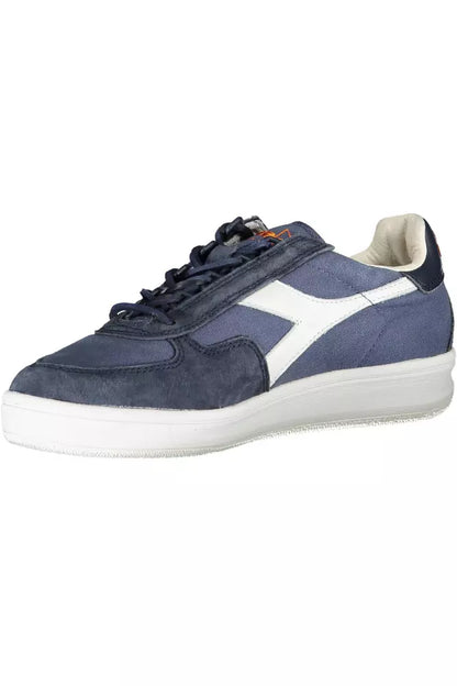 Diadora Blue Leather Women Sneaker