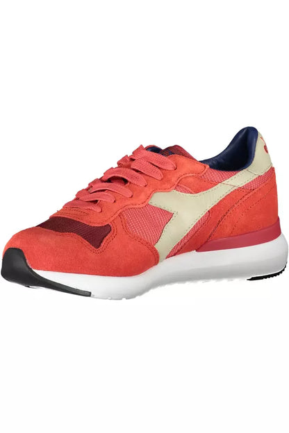 Diadora Red Leather Women Sneaker