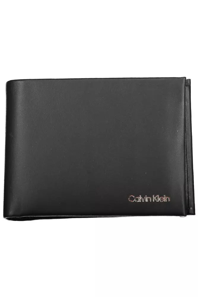 Calvin Klein Black Leather Men Wallet