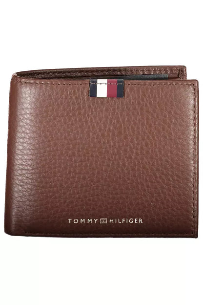 Tommy Hilfiger Brown Leather Men Wallet