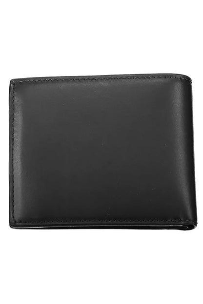 Tommy Hilfiger Black Leather Men Wallet