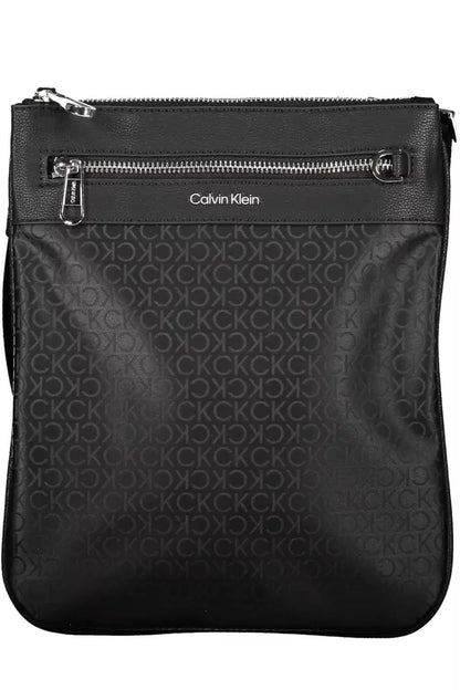 Calvin Klein Black Polyester Men Shoulder Bag