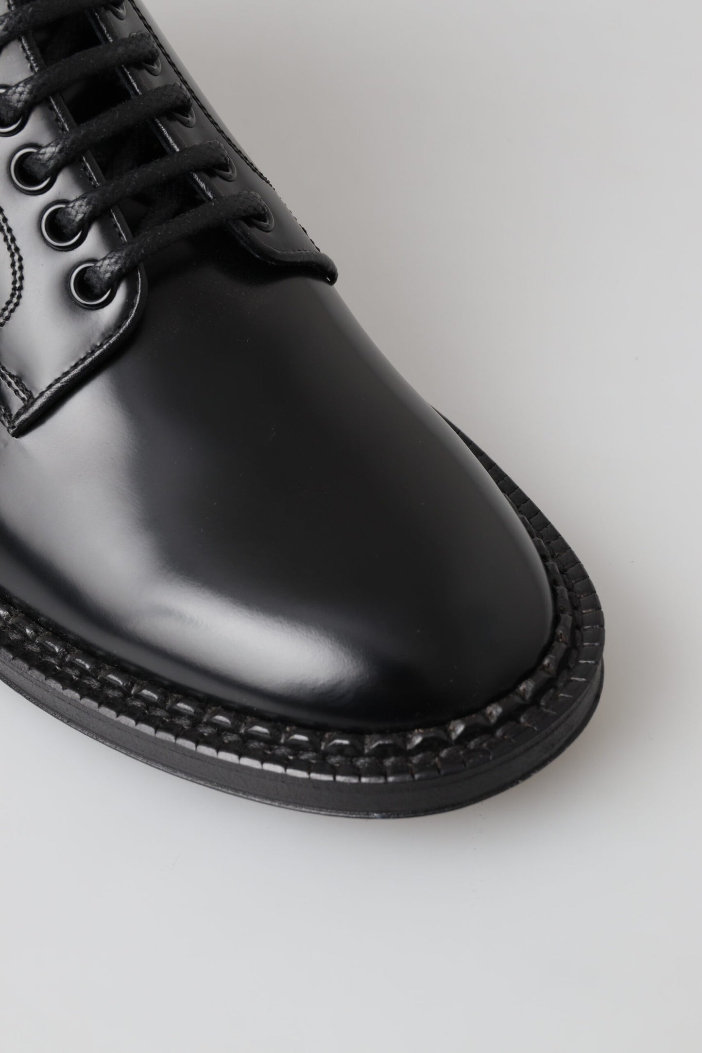 Dolce & Gabbana Elegant Black Leather Men's Boots