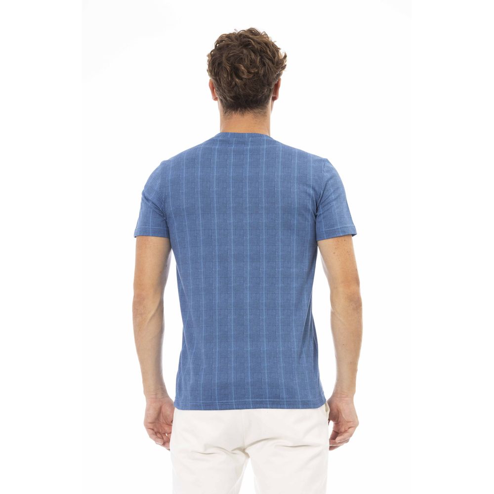 Baldinini Trend Blue Cotton Men T-Shirt