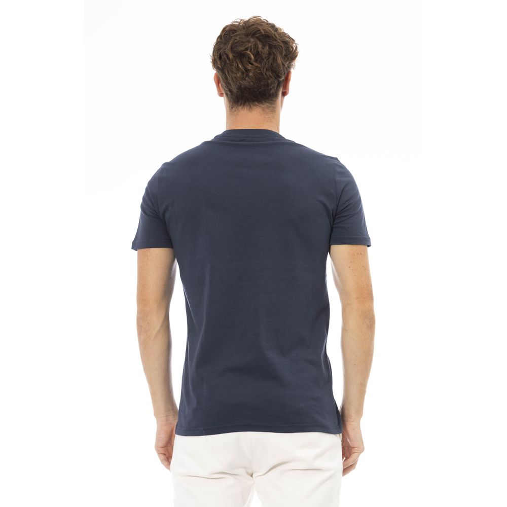 Baldinini Trend Blue Cotton Men T-Shirt