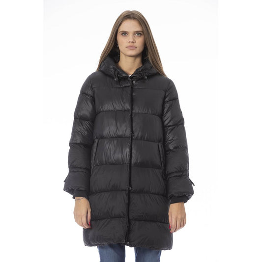 Baldinini Trend Black Nylon Women Jacket