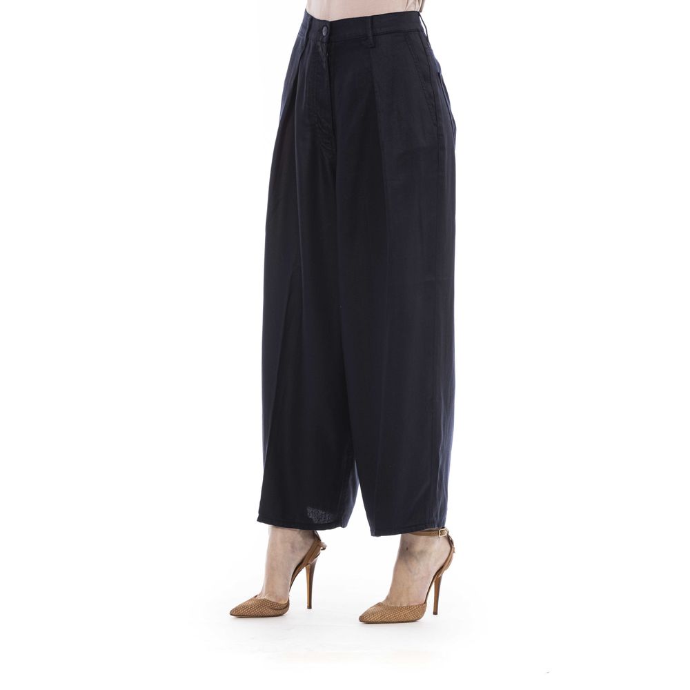 Jacob Cohen Black Cotton Women Pants