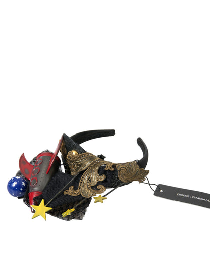 Dolce & Gabbana Multicolor Missile Rocket Crystal Stars Headband Diadem