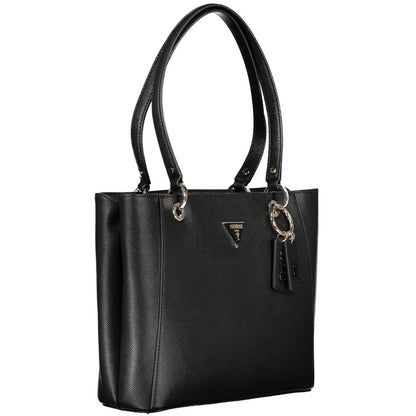 Guess Jeans Black Polyethylene Handbag