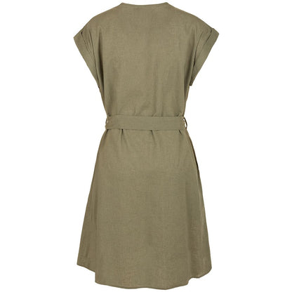 Fred Mello Green Cotton Women Dress