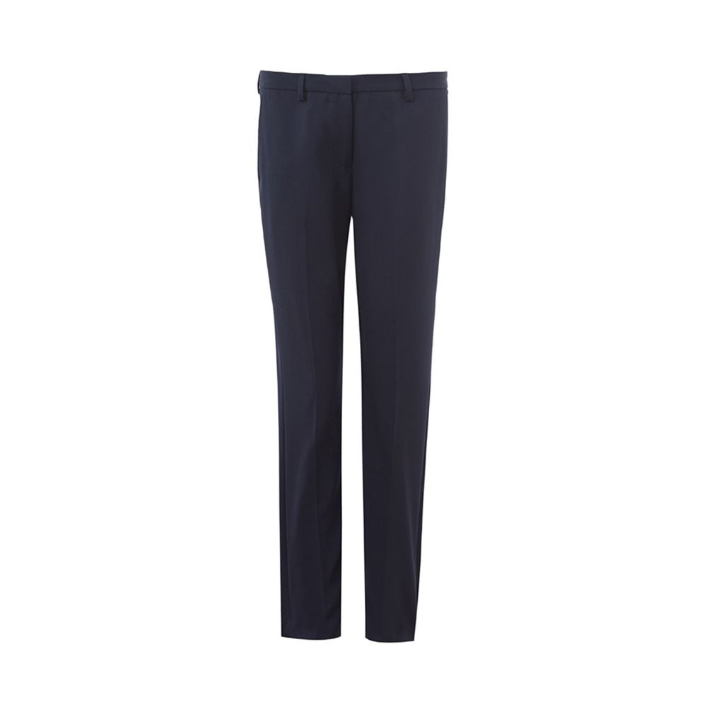 Lardini Elegant Blue Wool Pants for Women