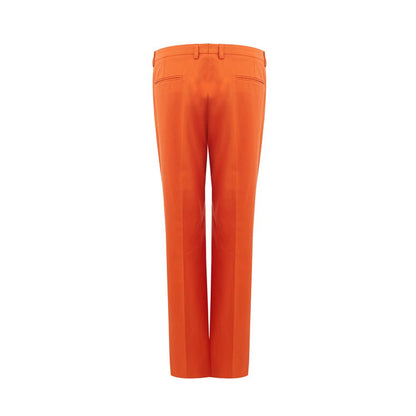 Lardini Elegant Cotton Orange Pants