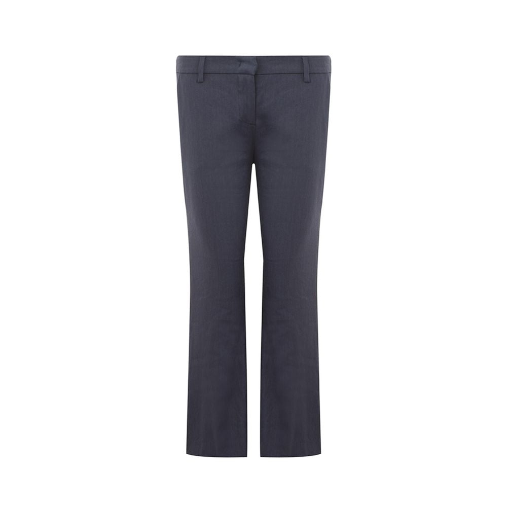 Lardini Chic Blue Linen Trousers