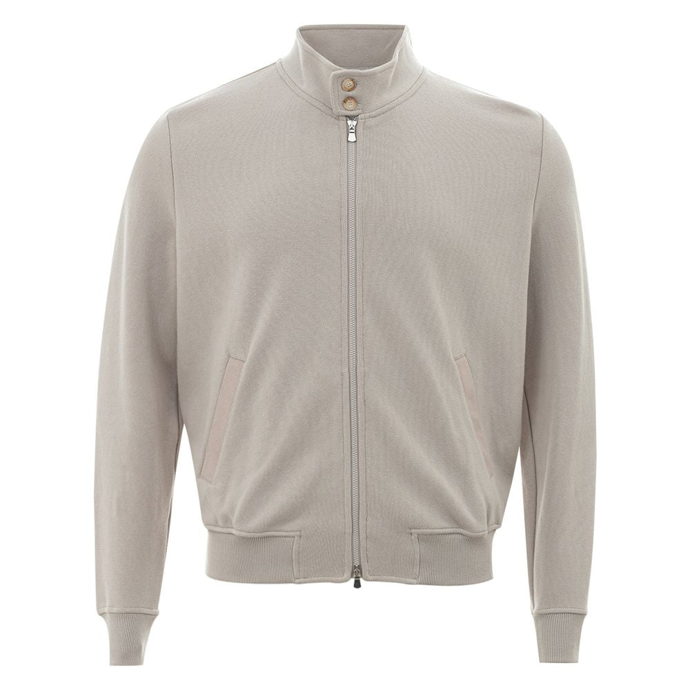 Gran Sasso Beige Cotton Cardigan for Men