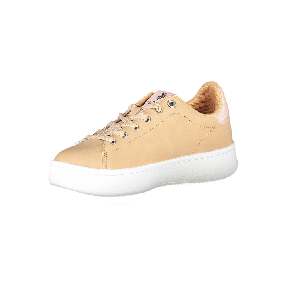 U.S. POLO ASSN. Beige Polyester Women Sneaker