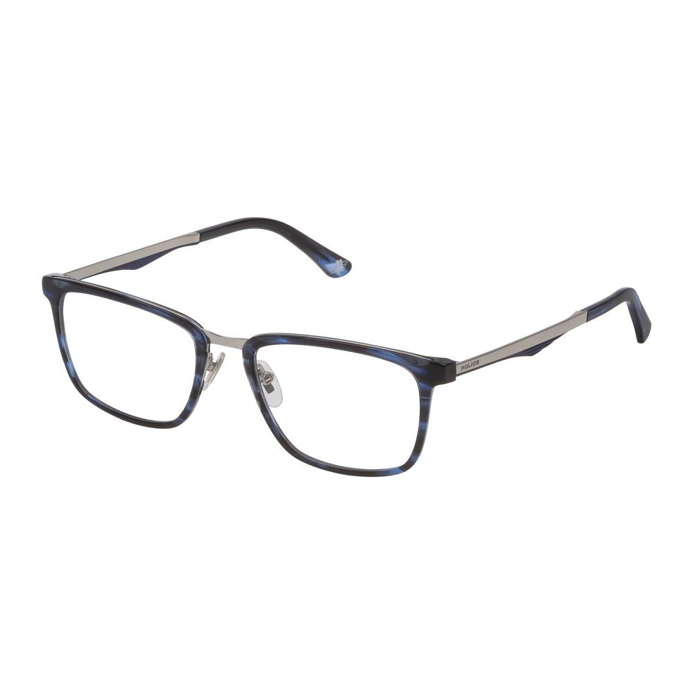 Police Blue Plastic Frames