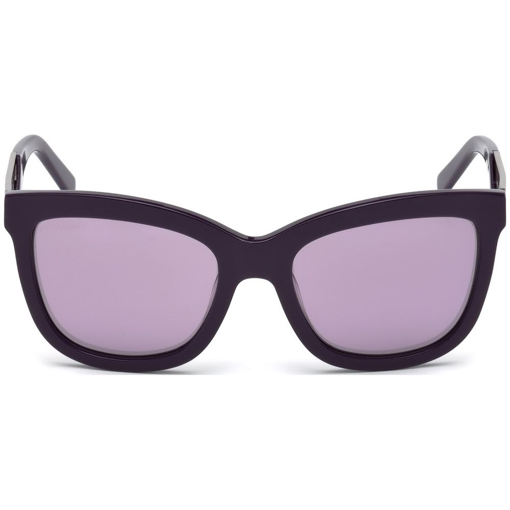 Swarovski Purple Plastic Sunglasses