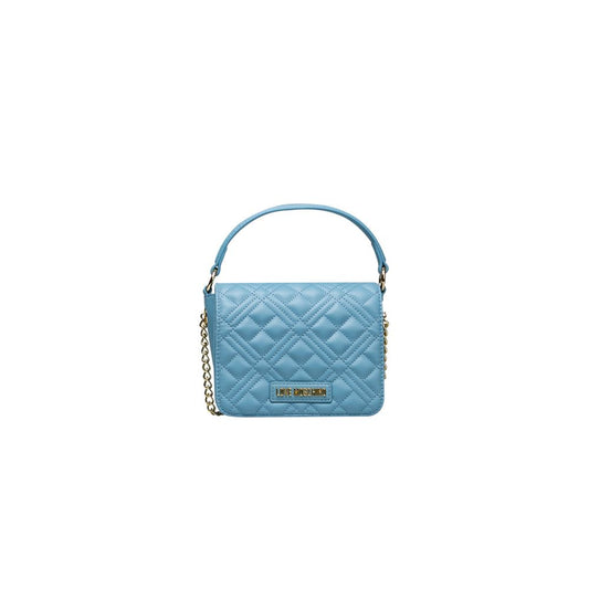 Love Moschino Light Blue Polyethylene Women Handbag