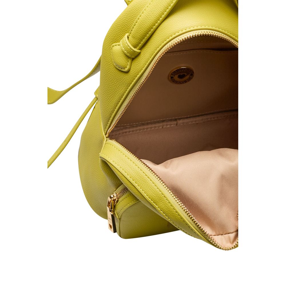 Love Moschino Yellow Polyethylene Women Backpack